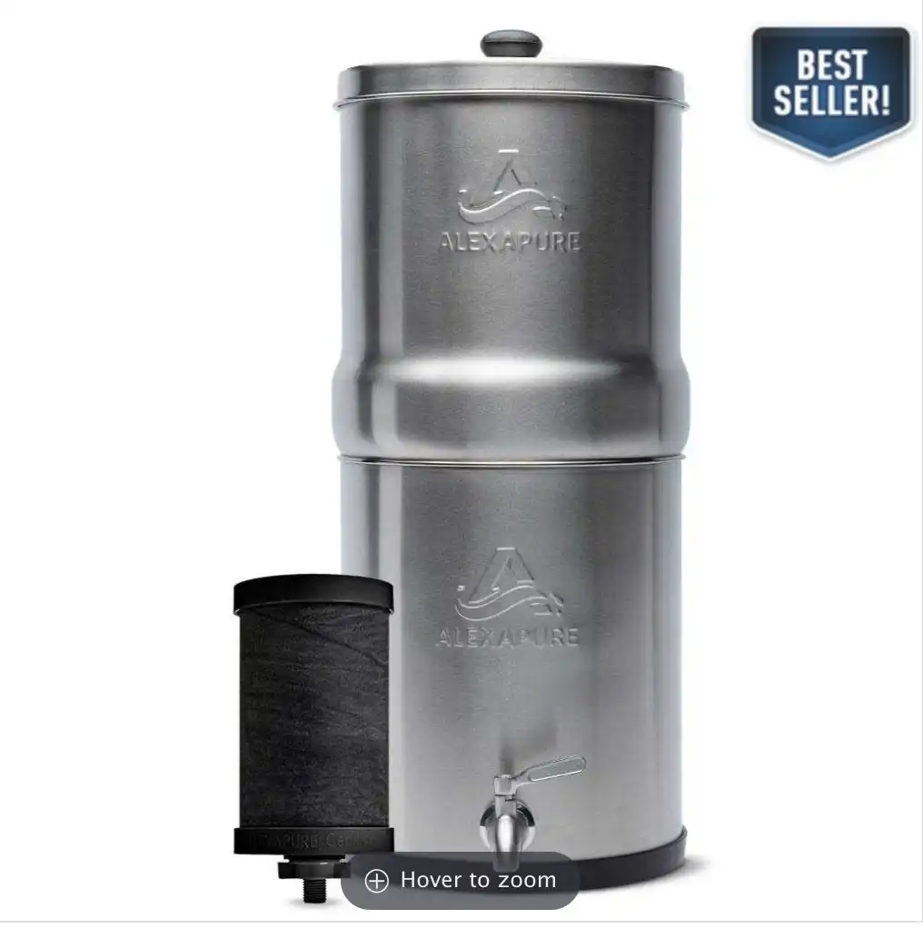 Alexapure Pro Water Filtration System | Gravity Fed Water Filtering - My Patriot Supply