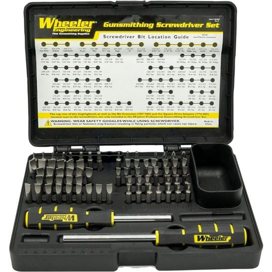 WHEELER 72-PIECE GUNSMITHING SCREWDRIVER KIT