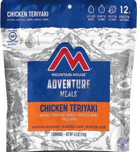 Mountain House Chicken Teriyaki with Rice | Freeze Dried Backpacking & Camping Food | 2 Servings | Gluten-Free
