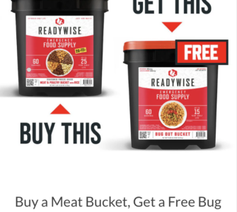 Buy a Meat Bucket, Get a Free Bug Out Bucket
