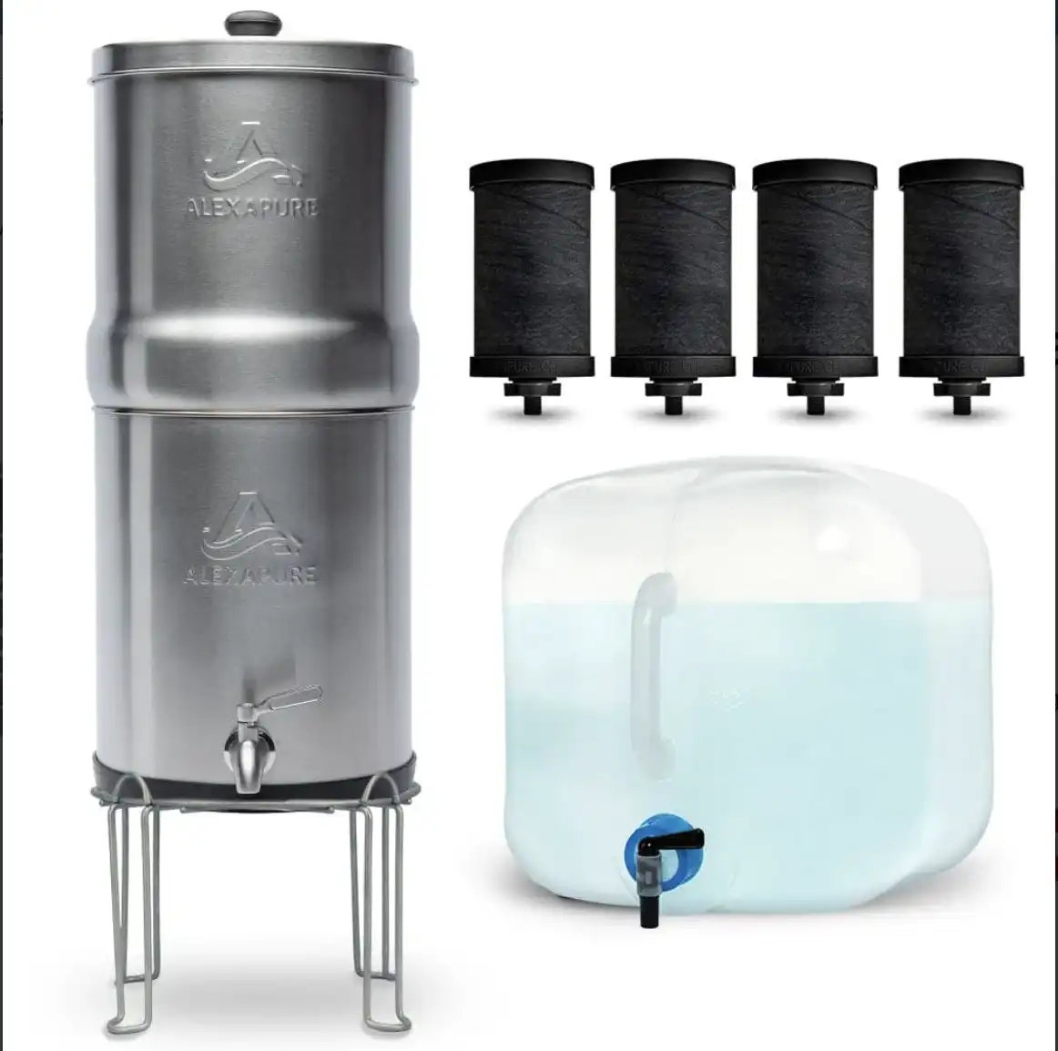 Alexapure Pro Ultimate Flow Kit | Gravity Water Filtration Solutions - My Patriot Supply