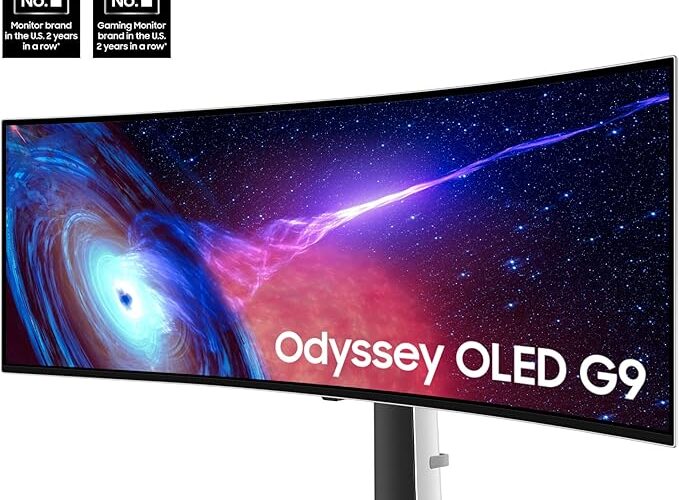 SAMSUNG 49" Odyssey G93SC Series OLED Curved Gaming Monitor