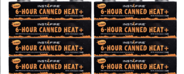 Canned Heat+ & Cooking Fuel (24 total cans) by InstaFire