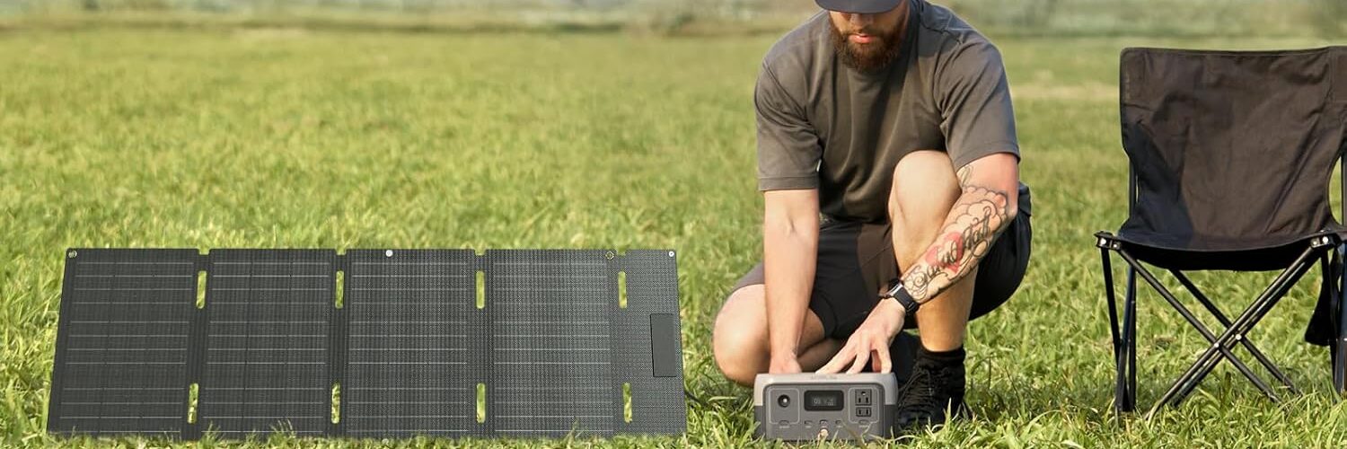 ECOFLOW Portable Power Station RIVER 2 with 45W Solar Panel